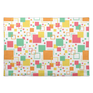 Retro Mod Citrus Cloth Placemat