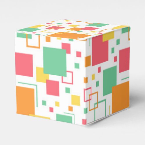 Retro Mod Citrus Favor Boxes