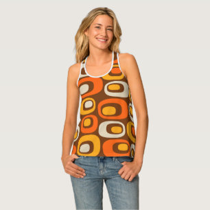 Retro Mod Pattern Tank Top