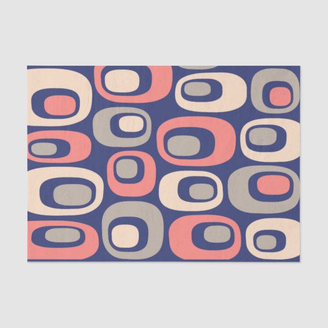 Retro Mod Pattern Tissue Paper (Front)