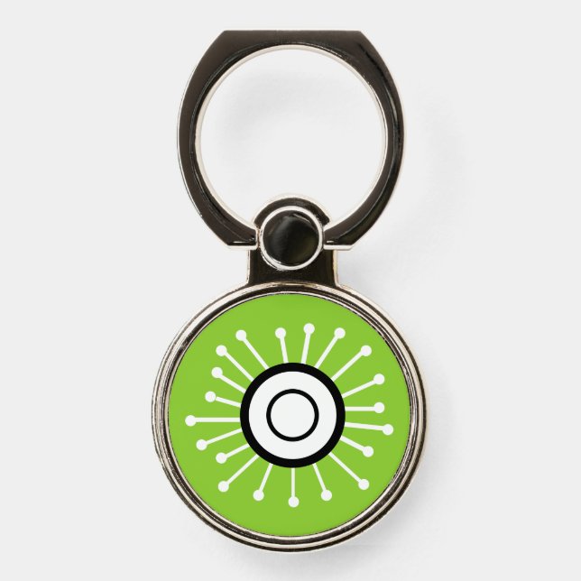 Retro Mod Starburst Phone Ring Stand (Front)