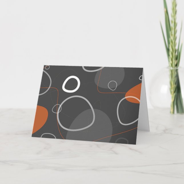 Retro-Modern Abstract Card (Front)