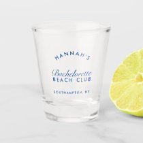 Retro Modern Bachelorette Weekend Party Favor  Shot Glass