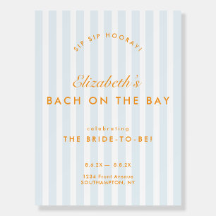 Retro Modern Bachelorette Welcome Sign