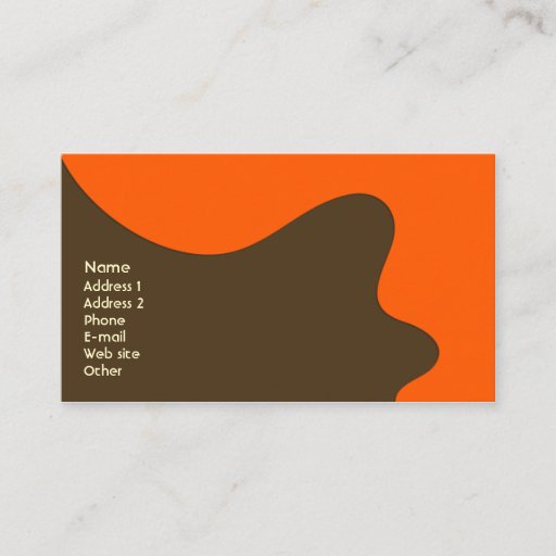 Customizable Retro Modern Business/Networking Card Business Card Template