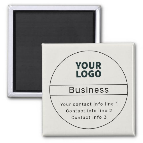 Retro_Modern Business or Brand Magnet