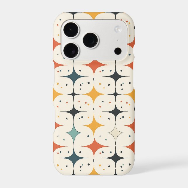 Retro Modern  iPhone Case (Back)