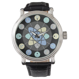 Retro Modern Mid Century Atomic Model Starburst Watch
