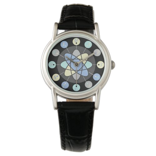 Retro Modern Mid Century Atomic Model Starburst Watch