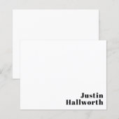 Retro Modern Minimal Name or Business Template (Front/Back)