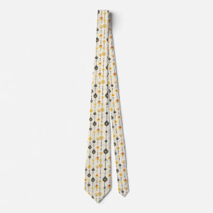 Retro modern neck tie