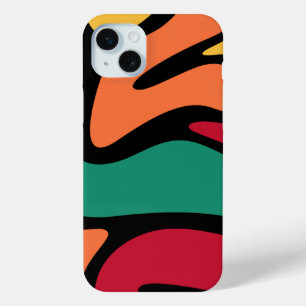 Retro Modern Patterns iPhone 15 Plus Case
