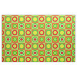 Retro Modern Polka Dots Circles Op Art 1970s Fabric