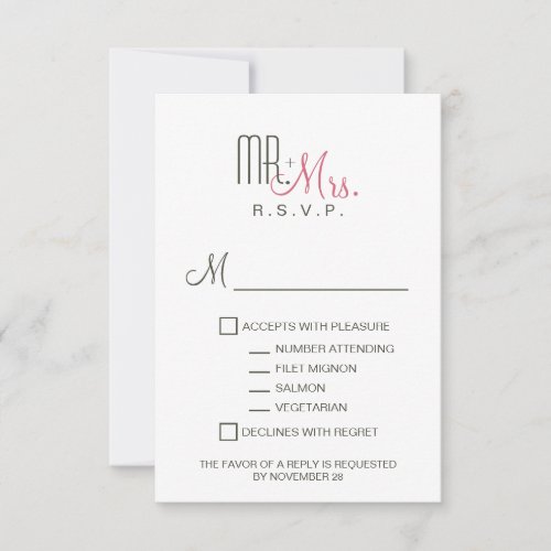 Retro Modern RSVP