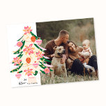 retro modern & stylish christmas tree 2 photo holiday card<br><div class="desc">***this design is part of a christmas holiday collection*** ____________ this design template is fully editable and customizable by you the customer - click personalize further button if you with to move, add, delete or make major changes to the design _______________________ *if you have any DESIGN questions or need more...</div>