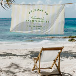 Retro Modern Vintage Green & Yellow Bachelorette Banner<br><div class="desc">This banner seamlessly fuses vintage allure with a contemporary twist,  showcasing a sophisticated blend of green and yellow tones. Ideal for injecting a lively and vibrant atmosphere into your party,  this banner is a stylish and simple way to elevate your bachelorette space.</div>