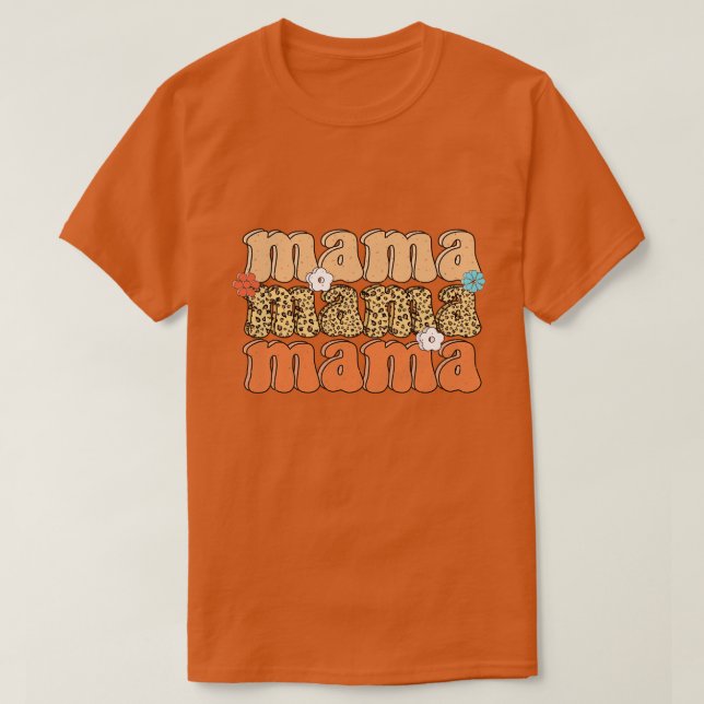 Retro mom 5 T-Shirt (Design Front)