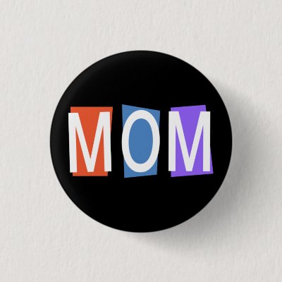 Retro Mom Button
