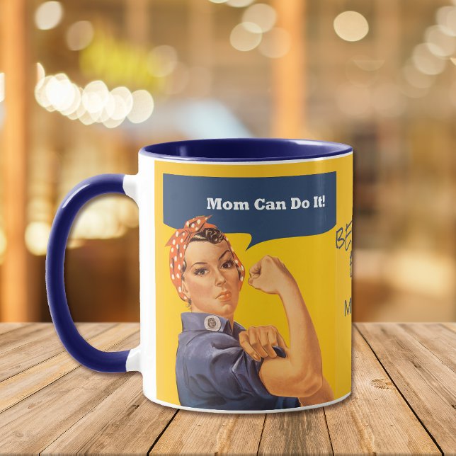 Retro Mom Can Do It Mug (Creator Uploaded)
