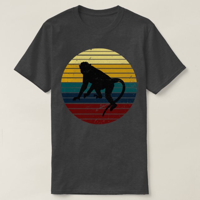 Retro Monkey T-Shirt (Design Front)