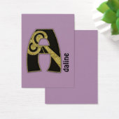 retro monogram - A (Desk)