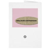 retro monogram - A Cards (Back)