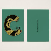 retro monogram - C (Front & Back)