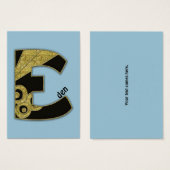 retro monogram - E (Front & Back)