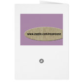 retro monogram - E Cards (Back)