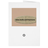 retro monogram - F Cards (Back)