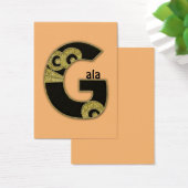 retro monogram - G (Desk)