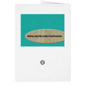 retro monogram - K Cards (Back)
