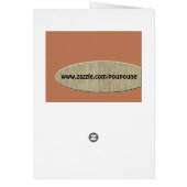 retro monogram - O Cards (Back)