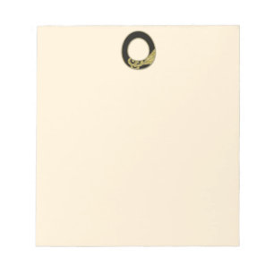 retro monogram - O Notepad