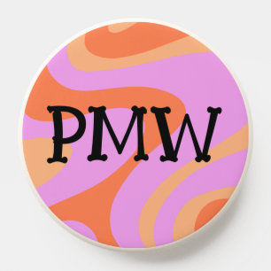 Retro Monogram Phone Grip / PopSocket