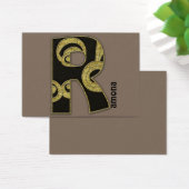 retro monogram - R (Desk)