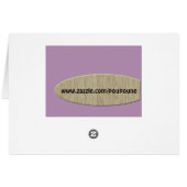 retro monogram - R Cards (Back Horizontal)