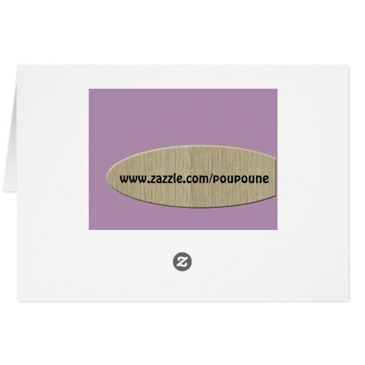 retro monogram - R Cards (Back Horizontal)