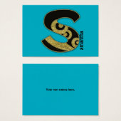 retro monogram - S (Front & Back)