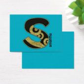 retro monogram - S (Desk)