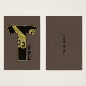 retro monogram - T (Front & Back)