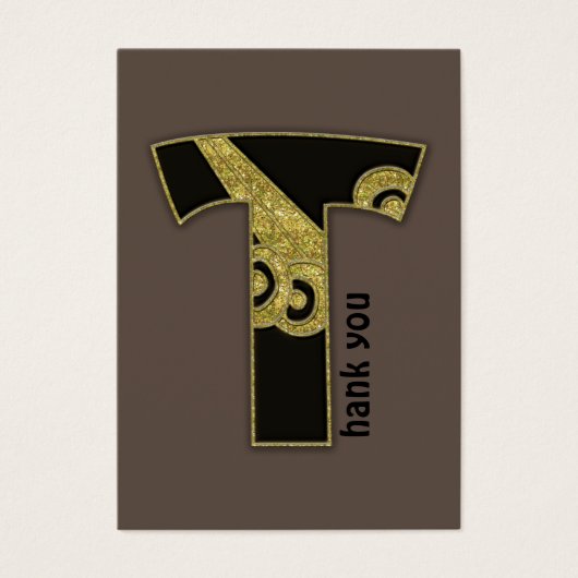 retro monogram - T (Front)