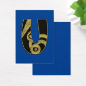 retro monogram - U (Desk)