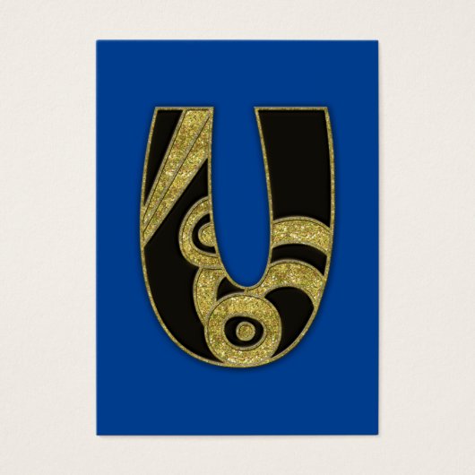 retro monogram - U (Front)