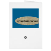 retro monogram - U Cards (Back)