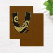 retro monogram - V (Desk)