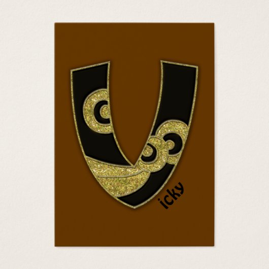 retro monogram - V (Front)