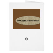 retro monogram - W Cards (Back)