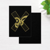 retro monogram - X (Desk)