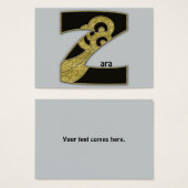 retro monogram - Z (Front & Back)